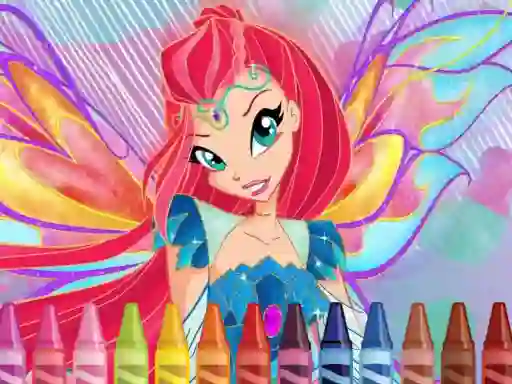 Spel Winx Coloring online