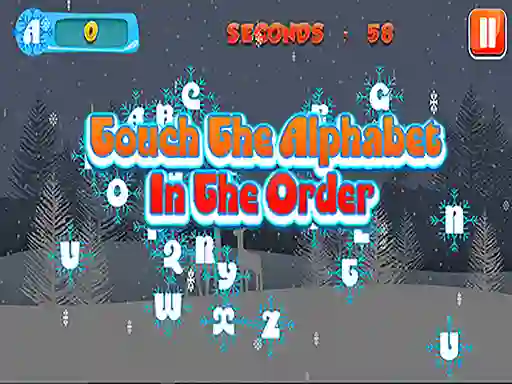Spel Touch the Alphabet in the Order online