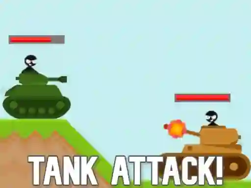 Spel Stickman Tanks online