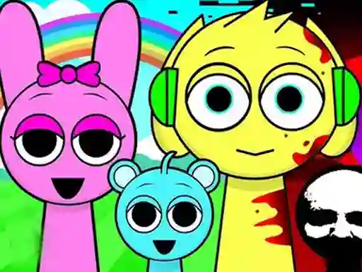 Spel Sprunki X Granny Incredibox online