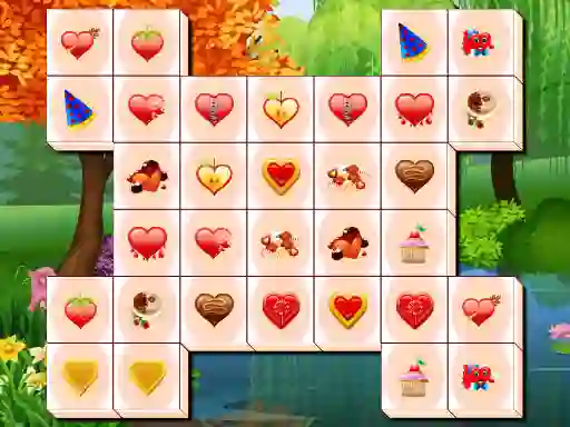 Spel Valentines Day Mahjong online