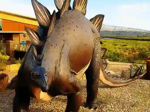 Spel Stegosaurus Dinosaur Jigsaw online