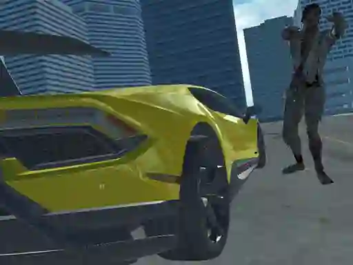 Spel Supercars zombie driving 2 online