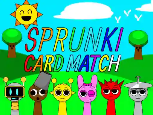 Spel Sprunki Card Match online