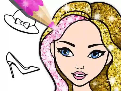 Spel Fashion Coloring Book Glitter online