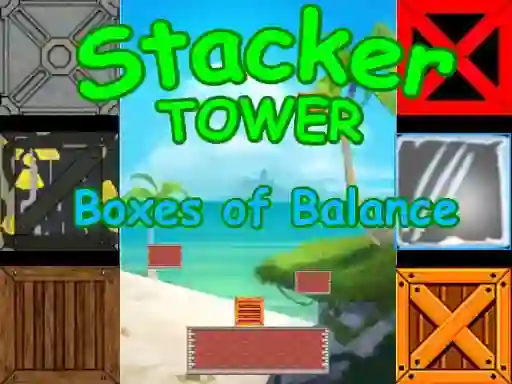 Spel Stacker Tower Boxes of Balance online