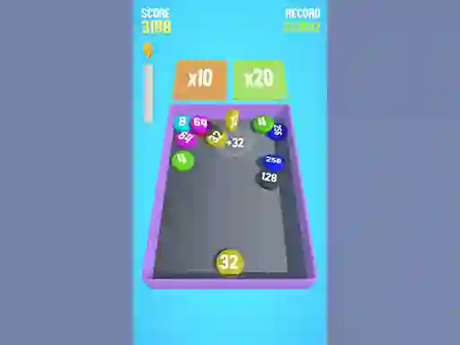 Spel Draughts 2048 online