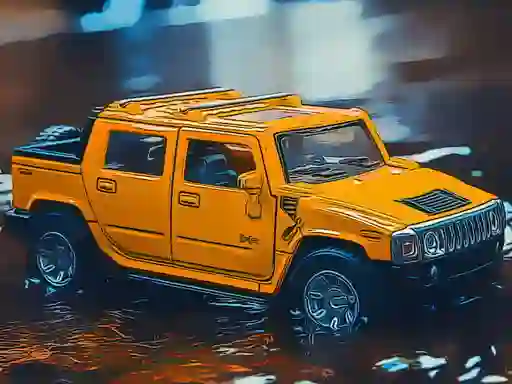 Spel Hummer Jeep Puzzle online