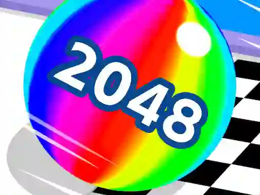 Spel Ball Run 2048 online