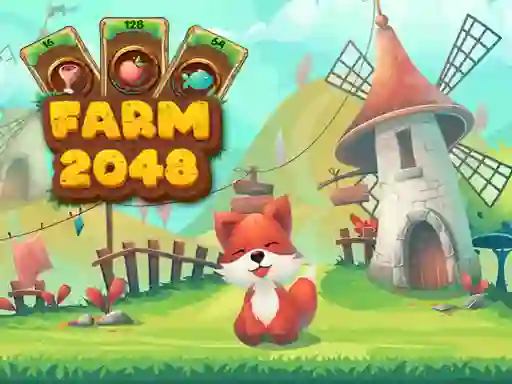 Spel Farm 2048 online
