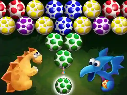 Spel Dino Eggs Bubble Shooter online