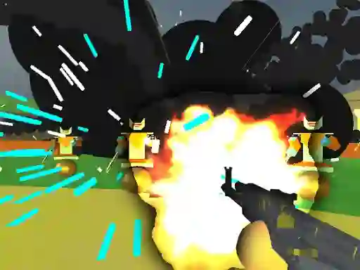 Spel Robot Base Shootout 3D online