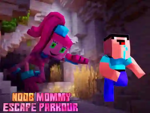 Spel Noob Mommy Escape Parkour online