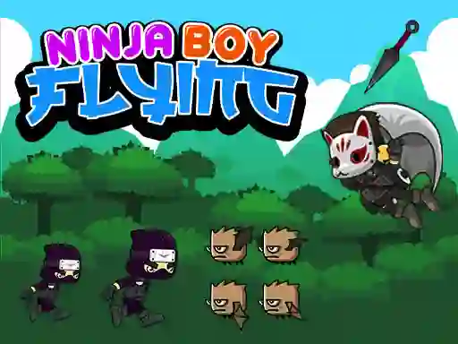Spel Ninja Boy Flying online