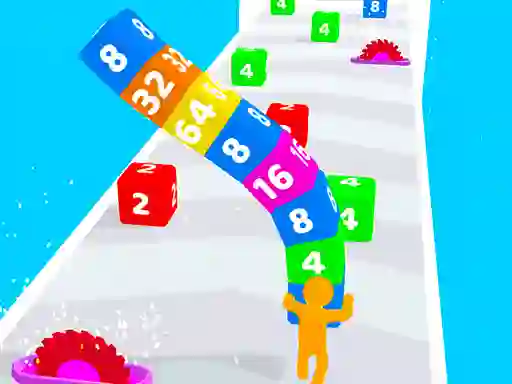 Spel Cube Stack 2048 online