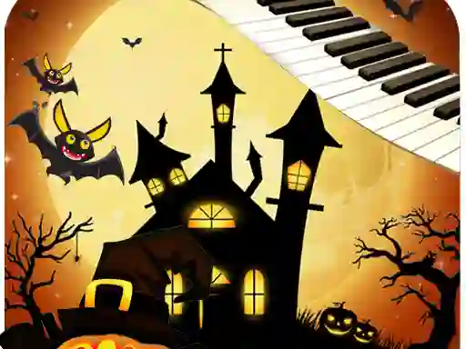 Spel Halloween Piano Tiles online