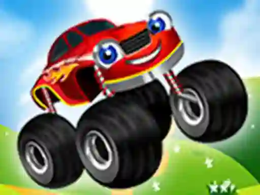 Spel Monster Trucks Kids Racing online