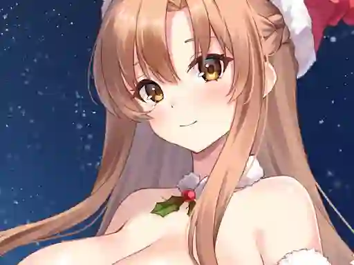 Spel Anime Girls In Red Dress Tile Puzzle online