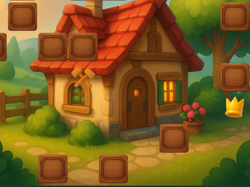 Spel Charmante cottage match online