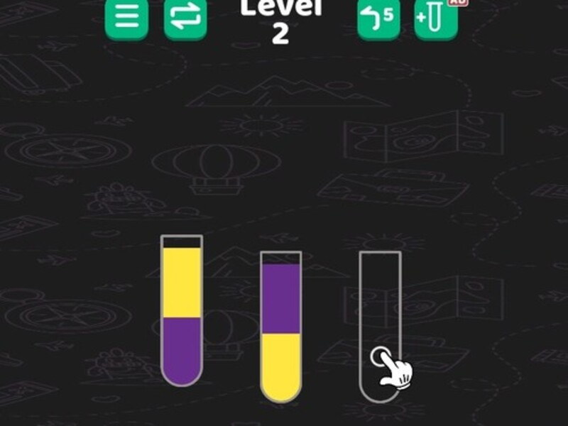 Spel Water sorteer puzzel 2 online