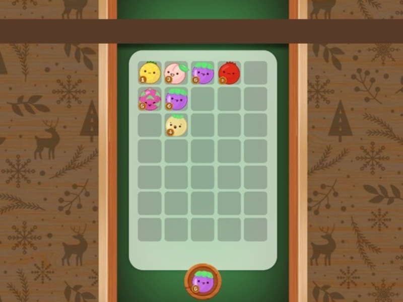 Spel Dobbelstenen fruit puzzels online
