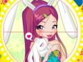 Spel Winx Bunny Style: Round Puzzle  online