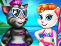Spel Angela en Tom Beach Vacation  online