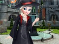 Spel Elsa eerste dag in Hogwarts School  online