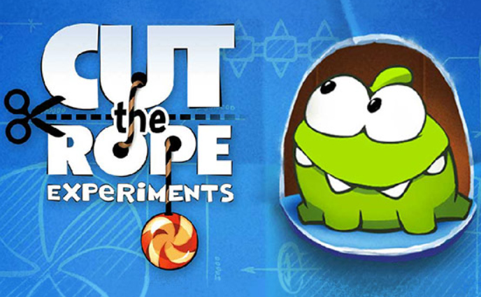 Spel Snijd het touw door. Experimenten  online