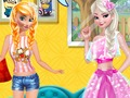 Spel Minion Drop Door Frozen Sisters  online