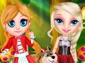 Spel Kleine Elsa in rode kap online