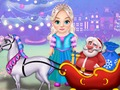 Spel Kleine Elsa schone kerstwagen online