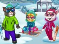 Spel Katten winterplezier online