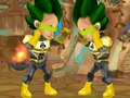 Spel Superhelden vs voetballers  online