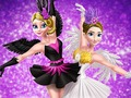 Spel Ellie en Annie Black Swan and White Swan  online