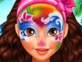Spel Oceanië Princess Moana Face Art  online