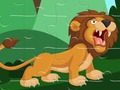 Spel Sterke leeuwen puzzel  online