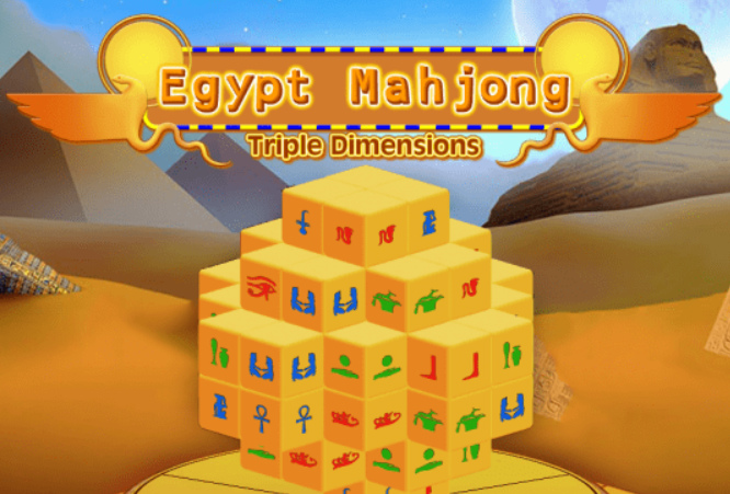 Spel Mahjong Egypte Drievoudige maten  online