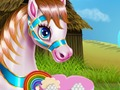 Spel Regenboogtaart voor pony  online