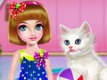Spel Kitty: verzorging en kapsel  online