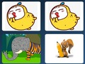 Spel Grappige dieren: ter herinnering  online