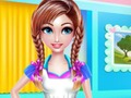 Spel Schoonmaak van het huis van middelbare schoolmeisjes  online