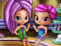 Spel Shimmer and Shine: sprankelende gins in de sauna  online