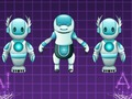 Spel Robots: geheugenkaartmatch  online