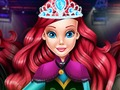Spel De kleine zeemeermin Ariël: Halloweenfeest  online