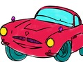 Spel Kleurplaten voor raceauto's  online