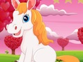 Spel Schattige kleine paardenpuzzel  online