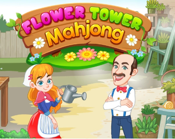 Spel Bloemtoren Mahjong online