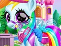 Spel Regenboogpony zorg online