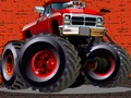 Spel Crazy Monster Trucks Puzzle online
